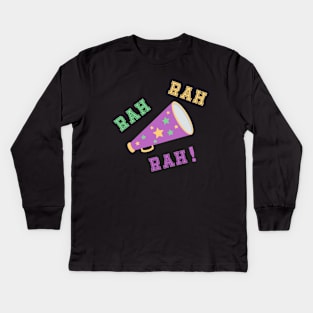 Rah Rah Rah!  (Pastels) Kids Long Sleeve T-Shirt